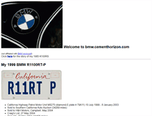 Tablet Screenshot of bmw.cementhorizon.com